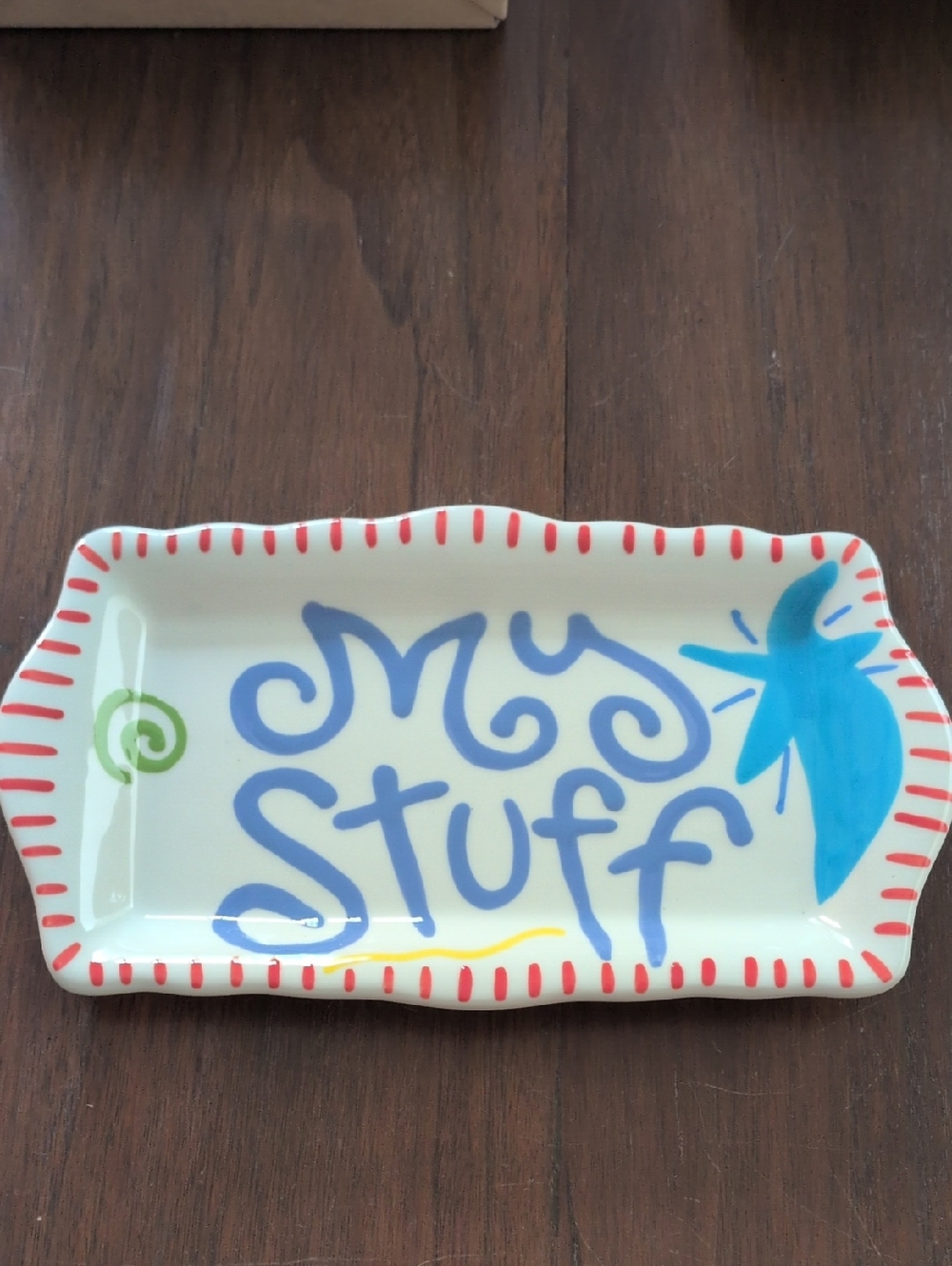 Coton Colors "My Stuff" Trinket Tray NEW